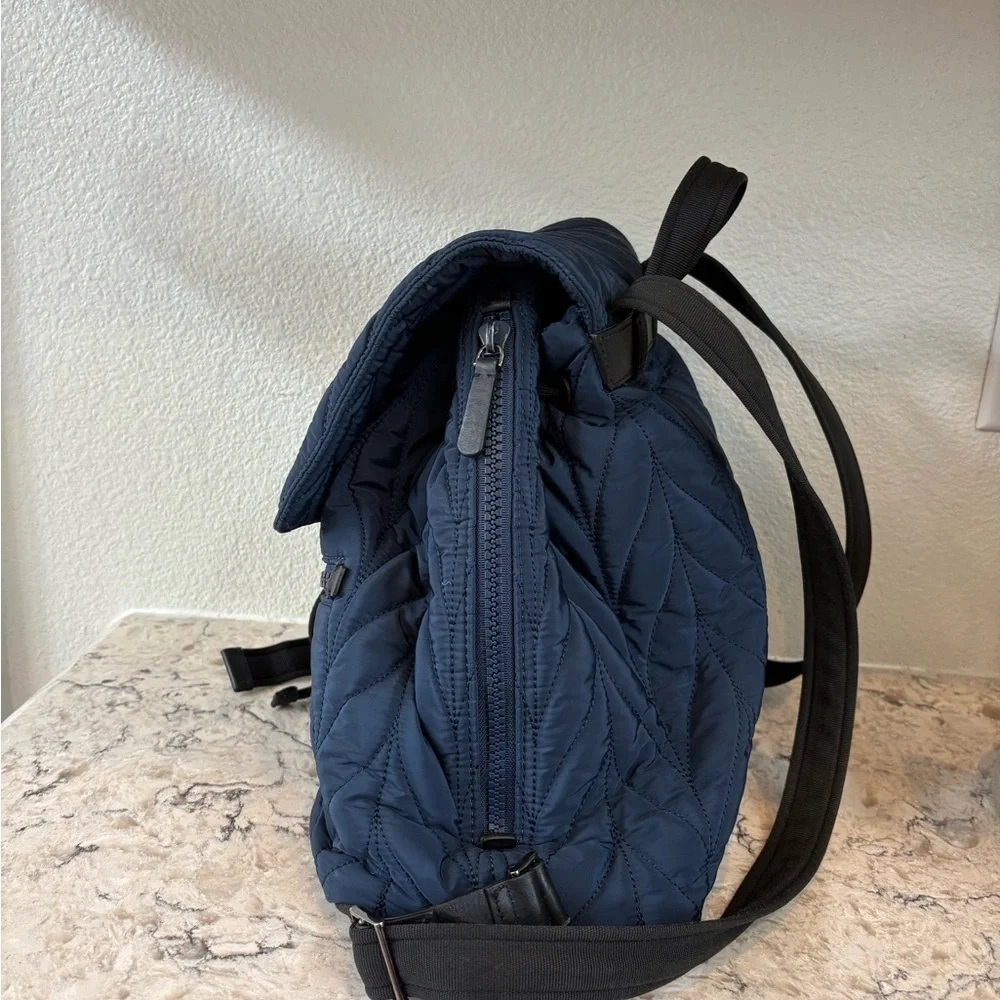 Kate Spade Ellie Quilted Navy Blue Backpack